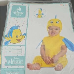 Disney Baby Flounder Costume 12-18 months